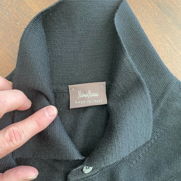 Neiman Marcus knit polo - Black - Picture 4 of 5
